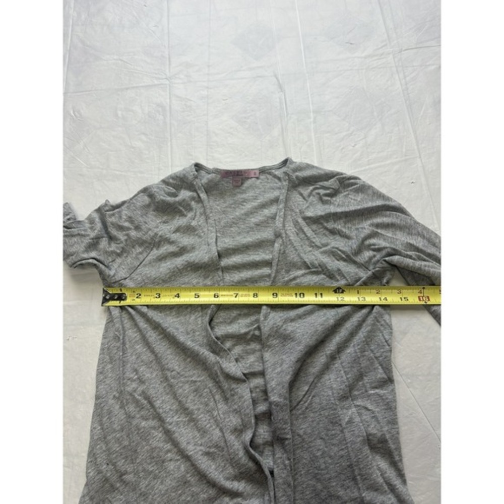 Calypso St‎ Barth open cardigan Size Small Gray Cotton Modal - Picture 5 of 7